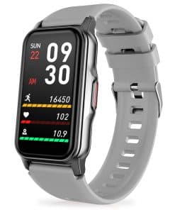 Rastreador de Fitness Bakoor con Ritmo Cardíaco, Pasos,