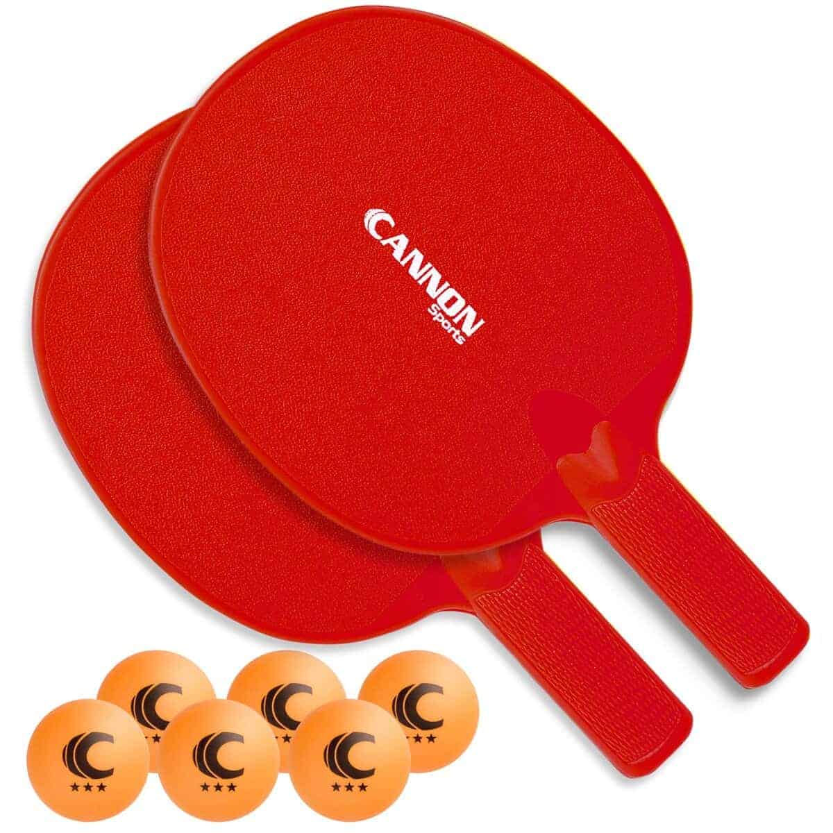Conjunto de Raquetas de Ping Pong Irrompibles -Naranja