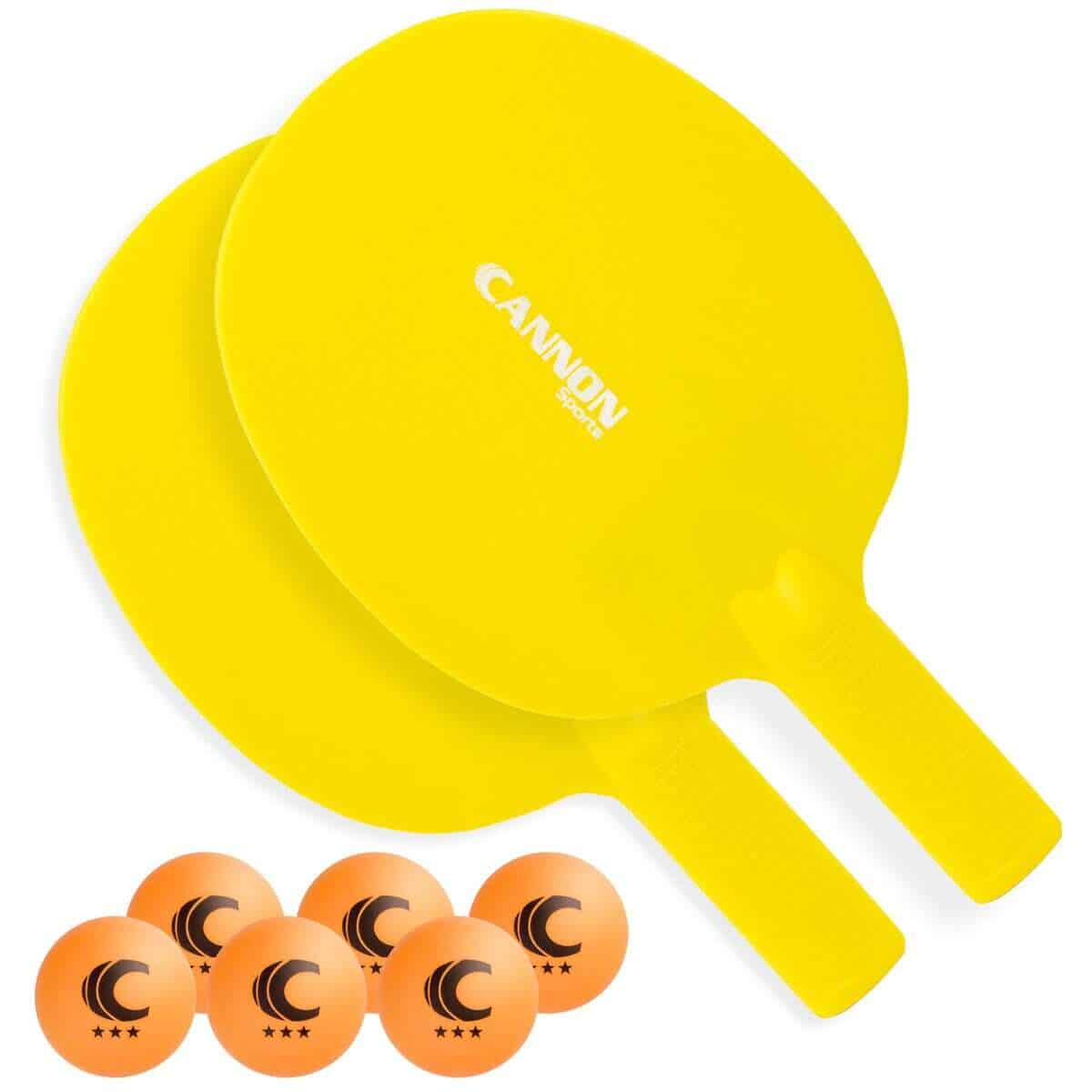 Juego de paletas de ping-pong irrompibles de Cannon Sports