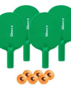 Conjunto de Raquetas de Ping Pong irrompibles -Naranja