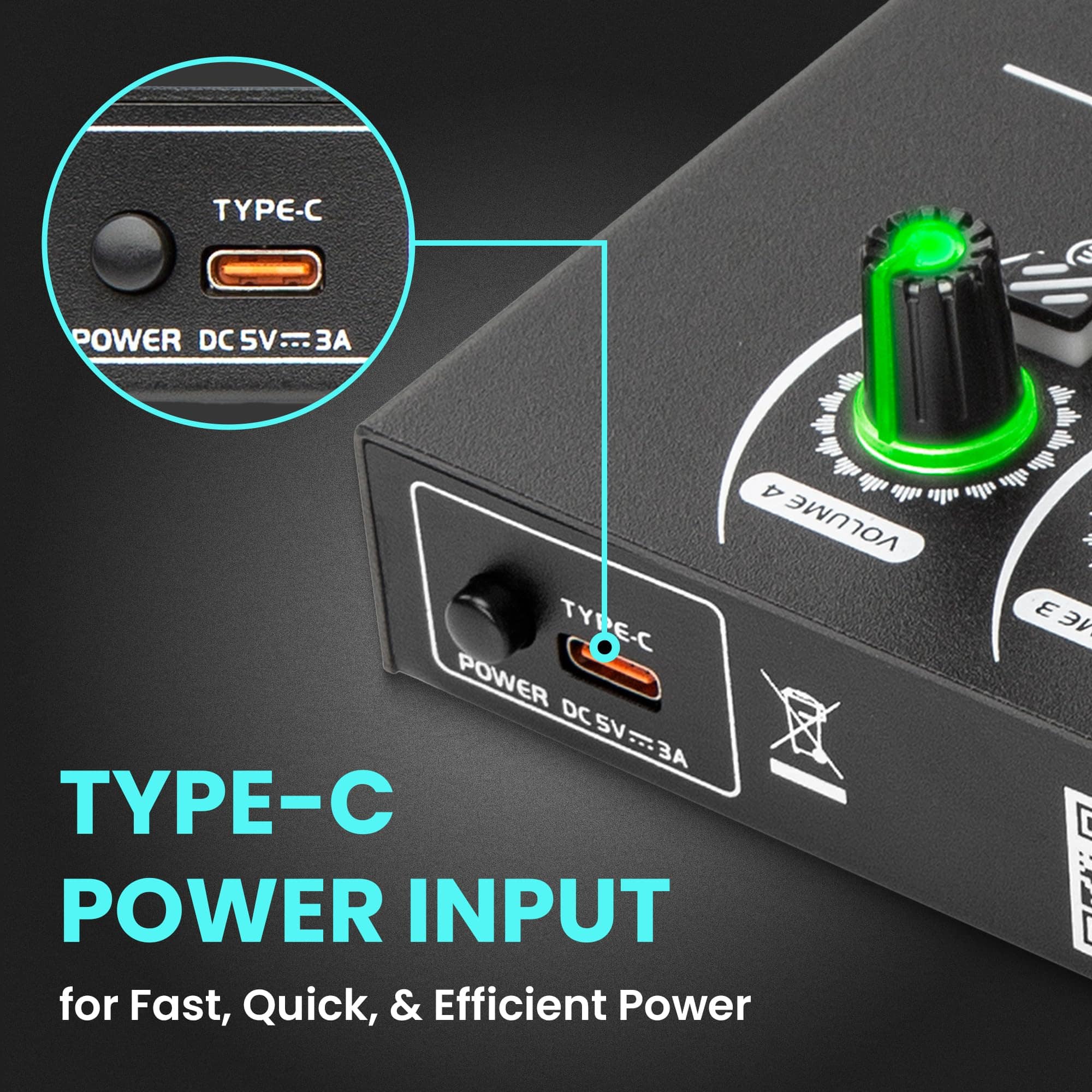 Amplificador de auriculares de 4 canales HECCI Z4 con Jacks - Imagen 7