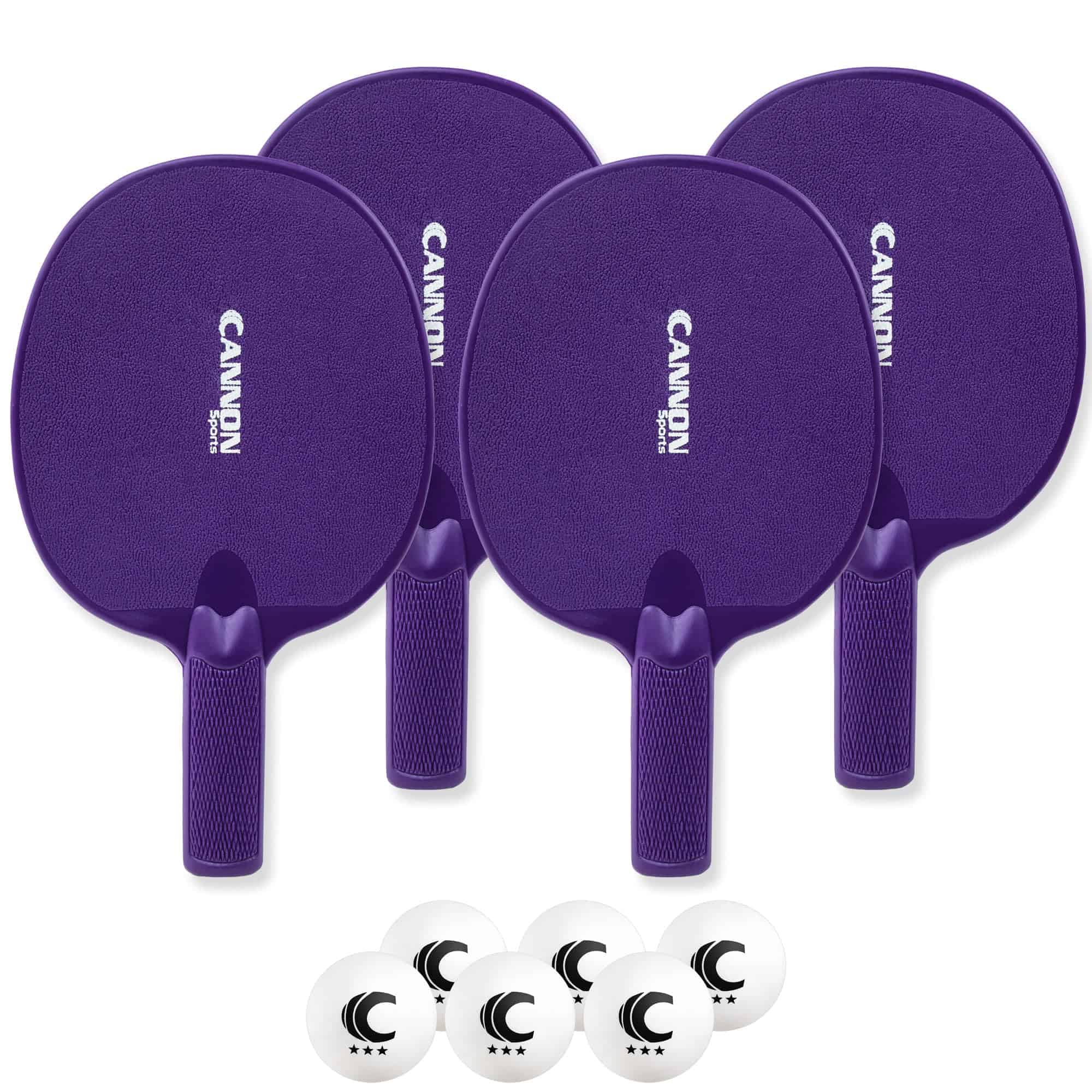 Set de Raquetas de Tenis de Mesa Irrompibles - Blancas)