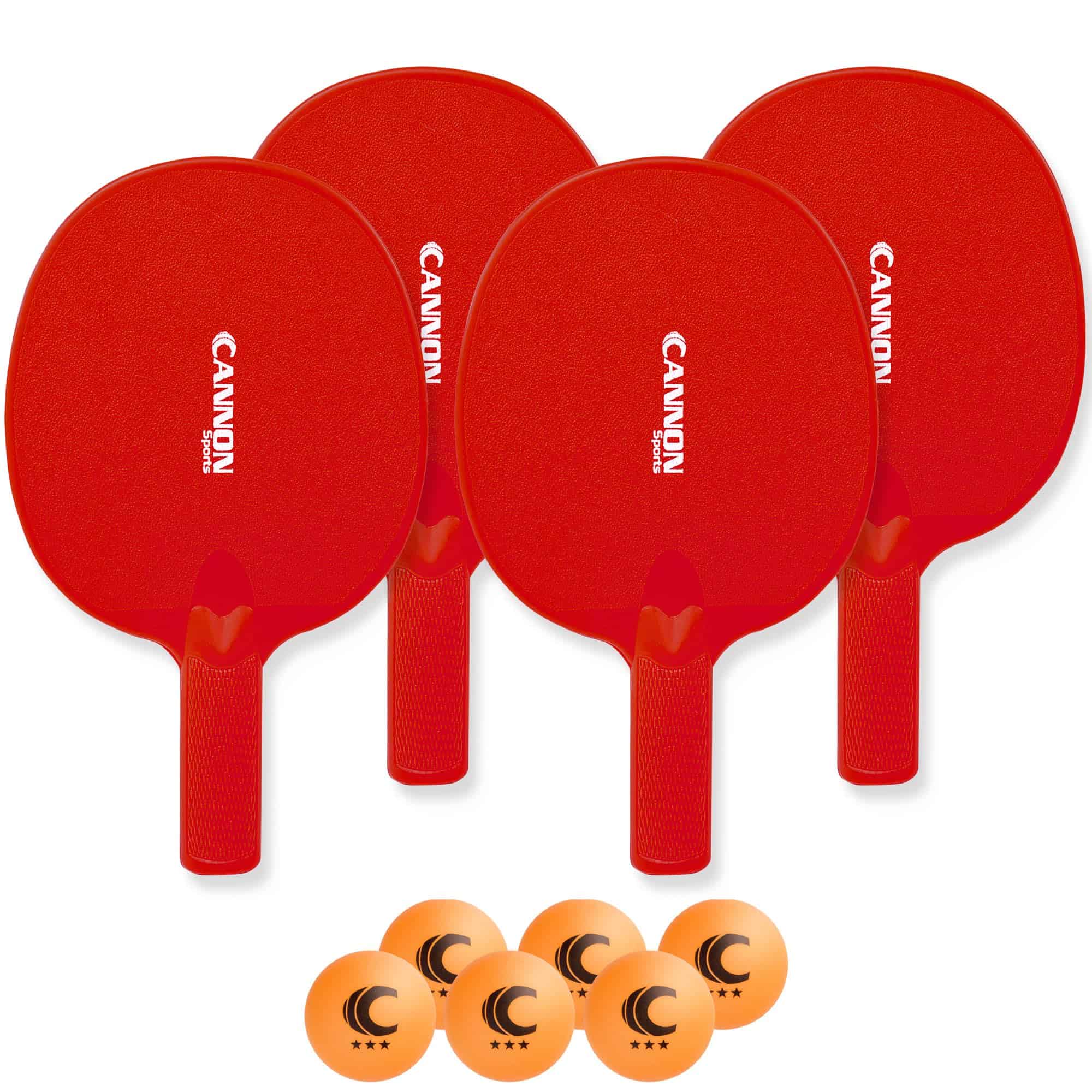 Set de Raquetas de Tenis de Mesa Irrompibles -Naranja