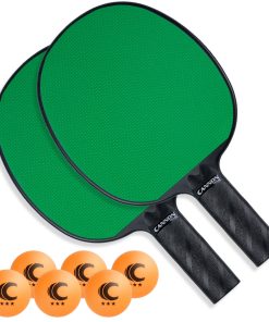 Paletas de Ping Pong irrompibles Cannon Sports -naranjas)