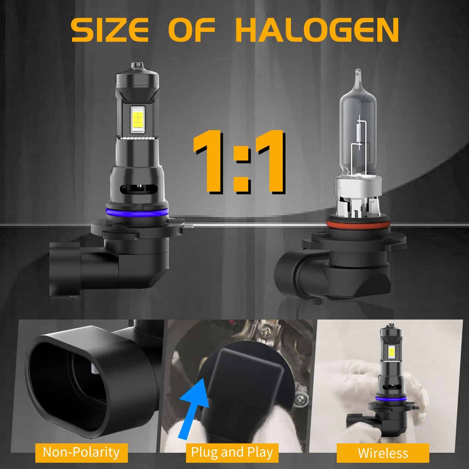 Bombillas de Luz Antiniebla LCKICOO 9006, Lámparas de - Imagen 4