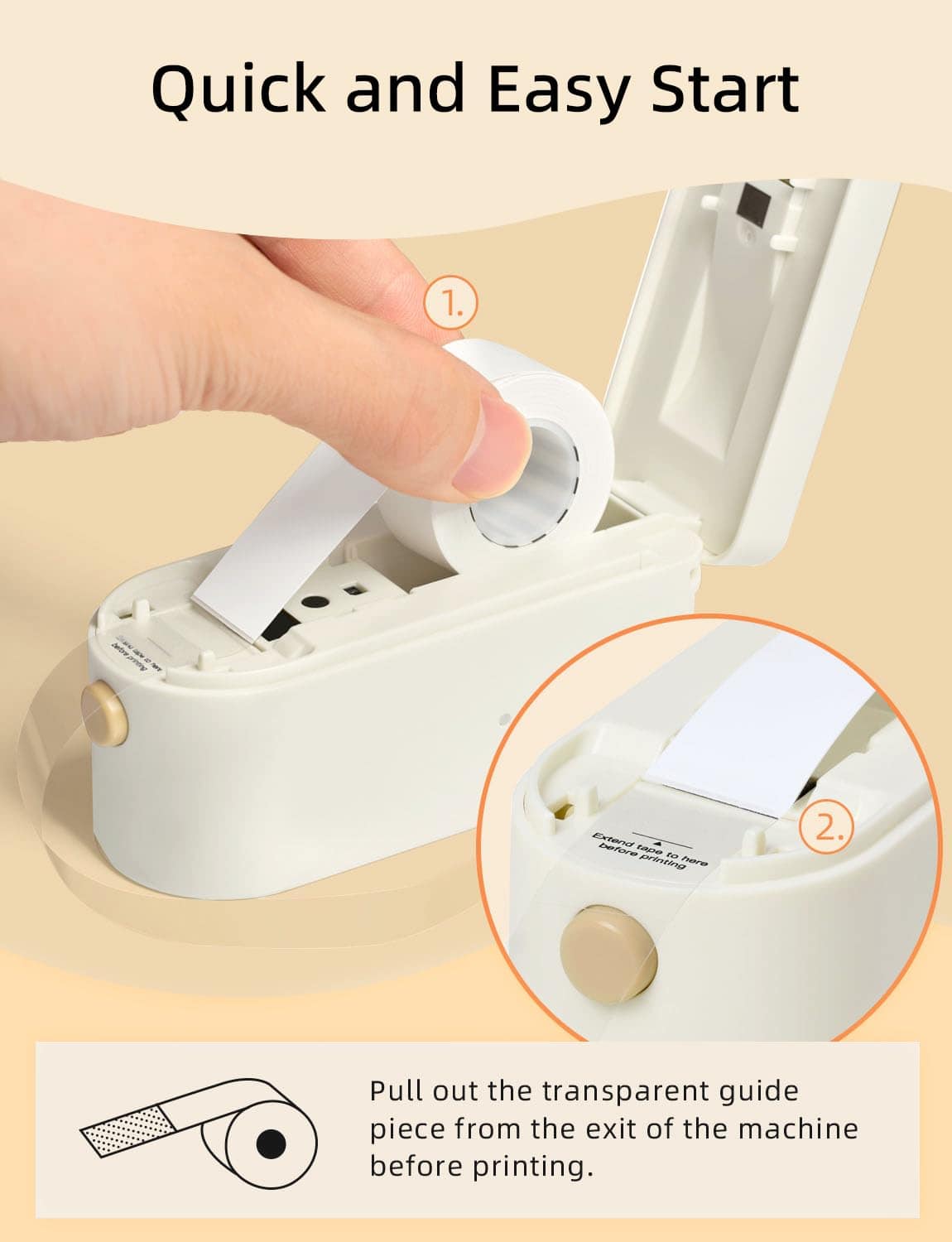 Máquina de etiquetas Makeid L1 con cinta incluye 3 cintas - Imagen 8