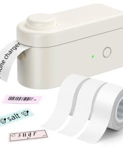 Máquina etiquetadora Makeid L1 con cinta incluye 3 rollos -