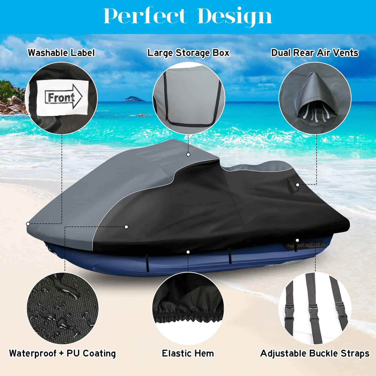 Funda para Jet Ski CEMOFE para Yamaha FX Cruiser - Imagen 3