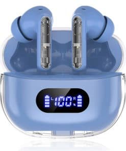 BYDTOOPCBD Auriculares Inalámbricos Azules P1 PRO,