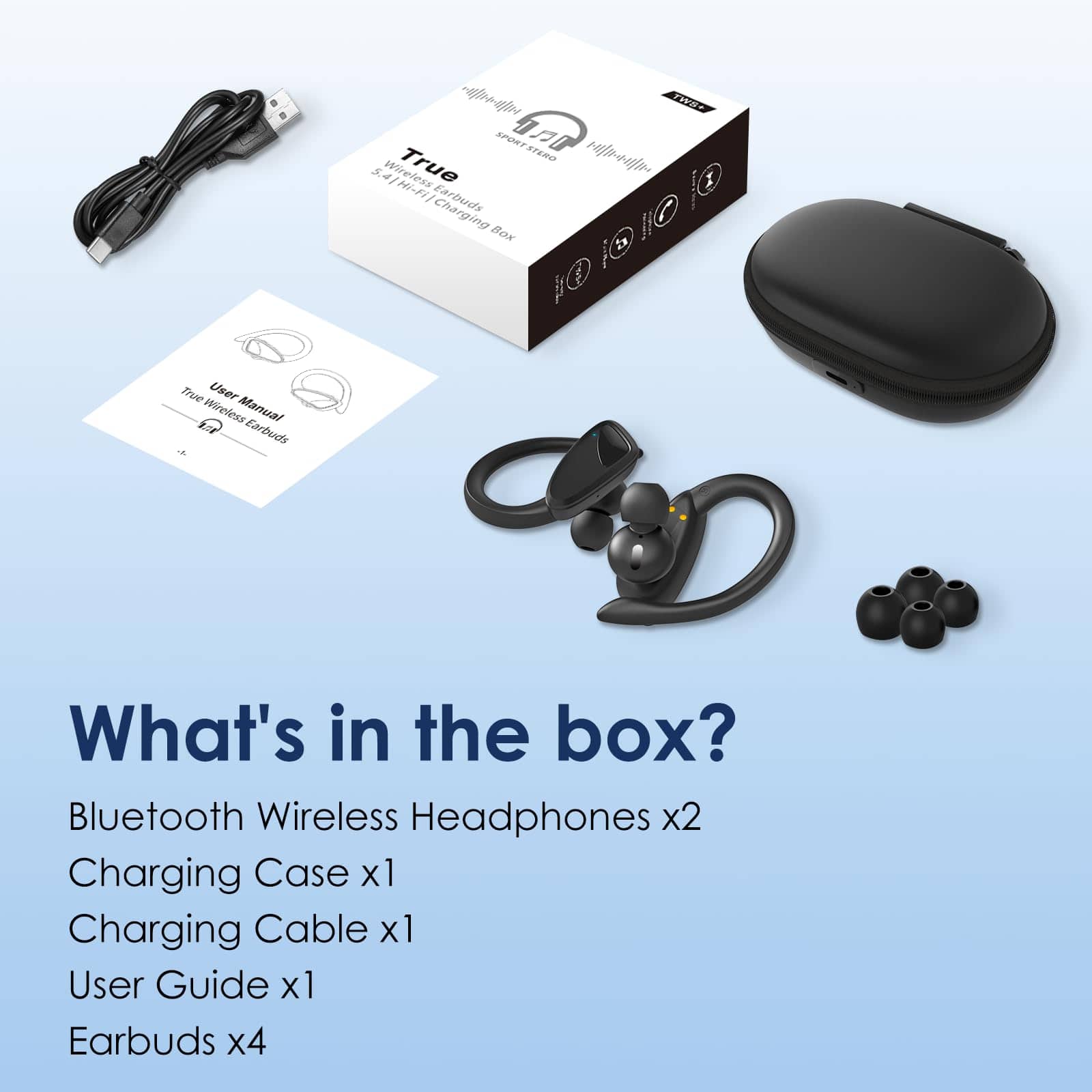 Audífonos Inalámbricos SHINYMOMO Bluetooth 5.3 Deportivos, - Imagen 8