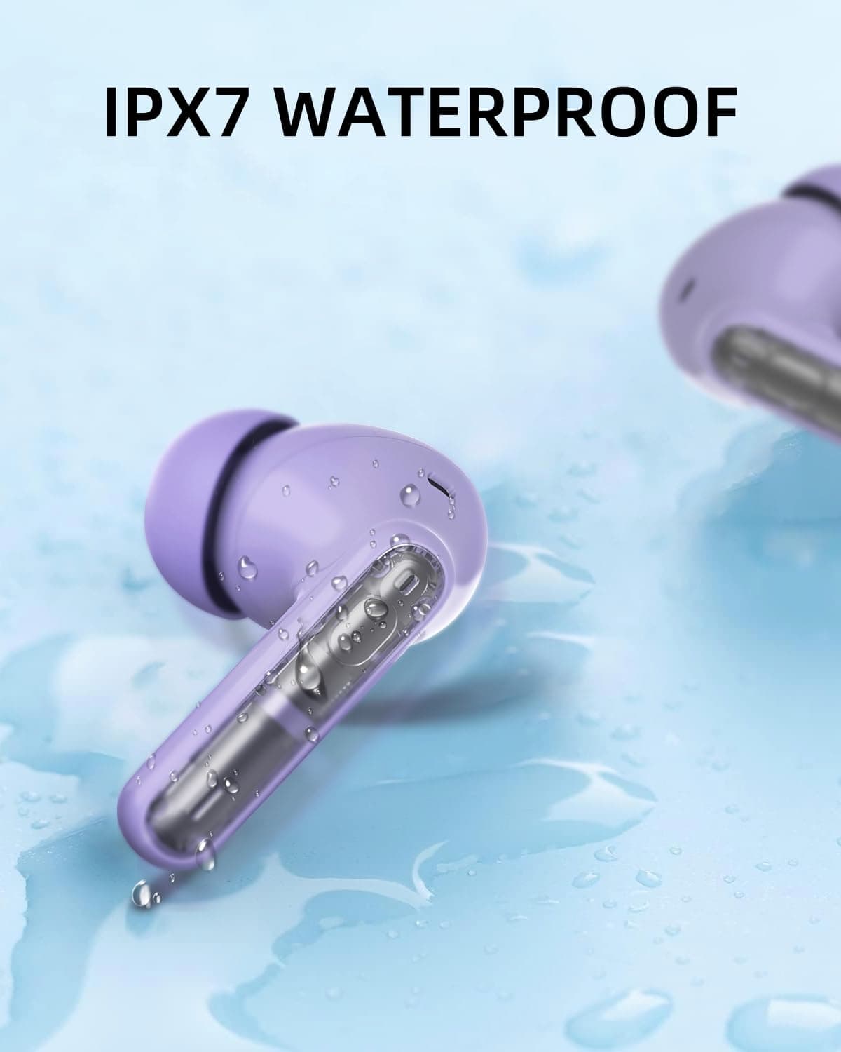 BYDTOOPCBD Auriculares inalámbricos morados P1 PRO, - Imagen 8