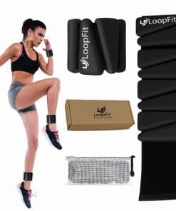 Conjunto de Pesas para Tobillo y Muñeca LOOPFIT, 2 x 1lb