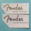 Calcomanías de transferencia de agua con el logo Fender