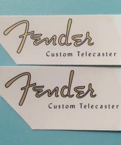 Calcomanías de transferencia de agua con el logo Fender
