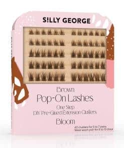 Pestañas Pop-On de Silly George - Racimos -Marrón - Bloom