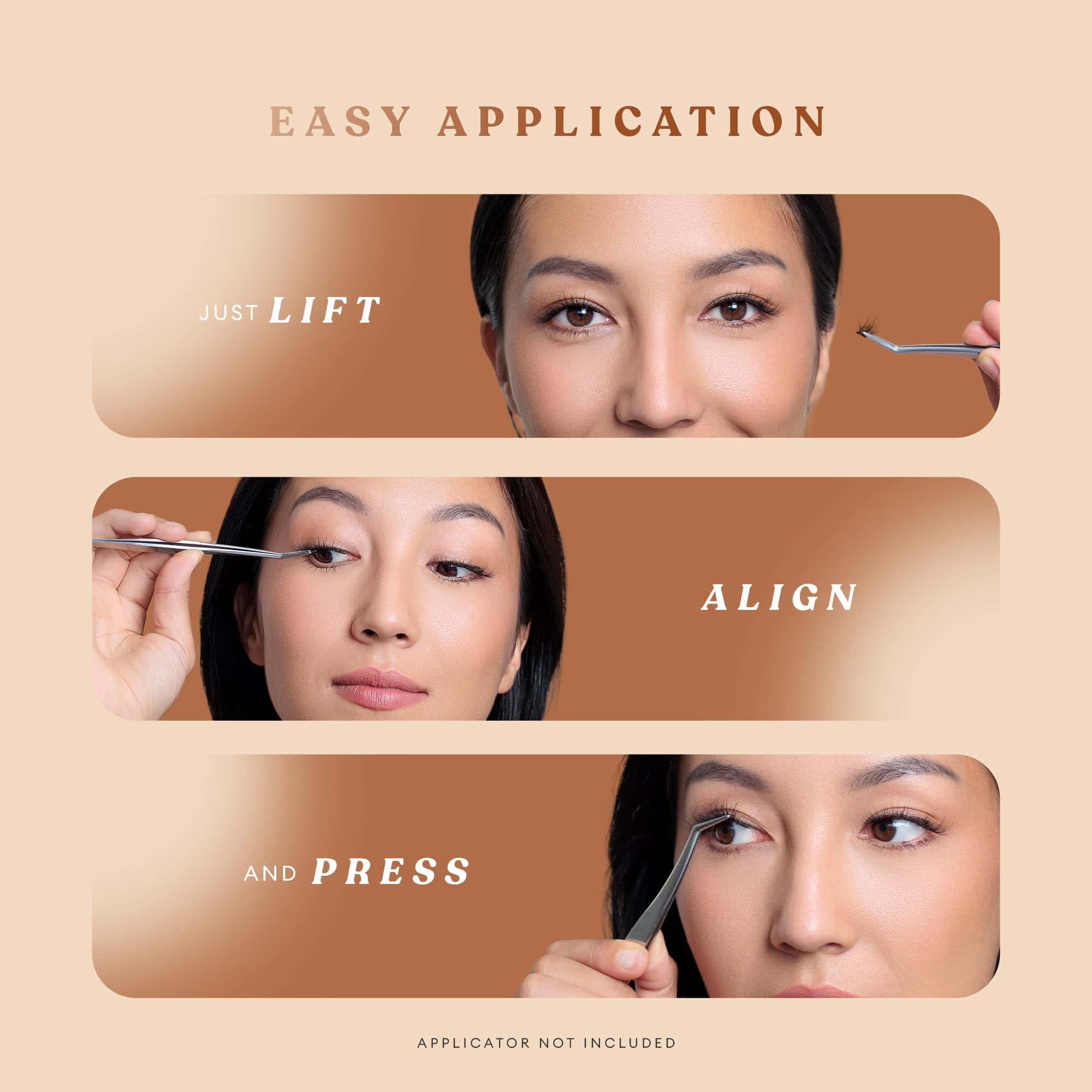 Silly George Pop-On Lashes - Pestañas postizas pre-pegadas - Imagen 8