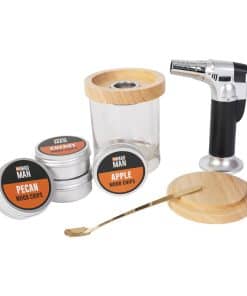 Mad Man 32438 Whiskey Smoker Kit, Set de 8 Piezas Incluye
