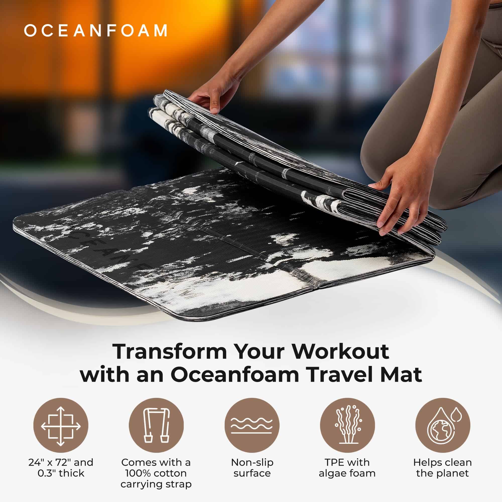 Tapete Oceanfoam para Entrenamiento de Viaje - Tapete - Imagen 4