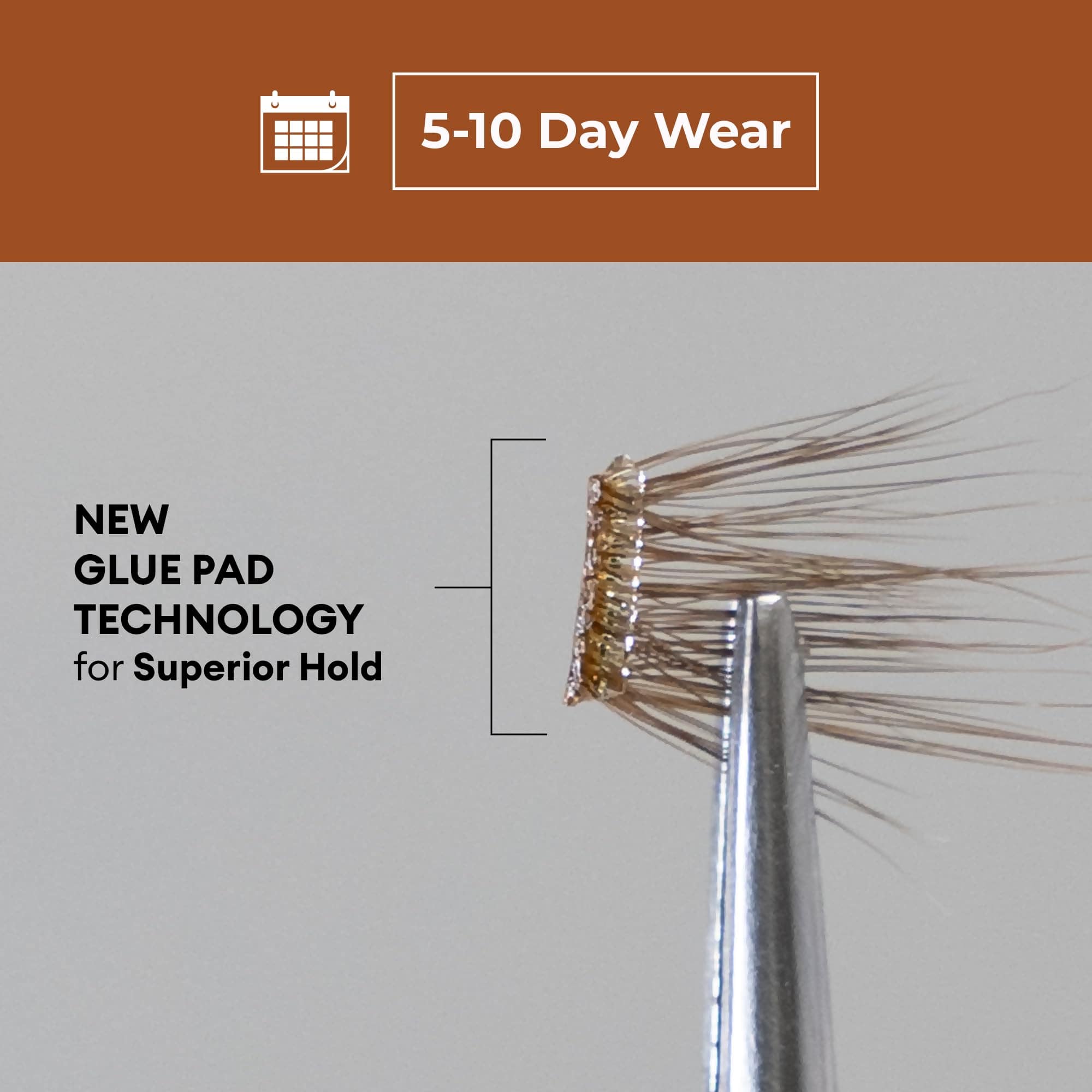 Pestañas Pop-On de Silly George - Racimos -Marrón - Flutter - Imagen 5