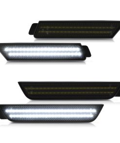 Luz de marcador lateral LED Asgohme con lentes ahumados