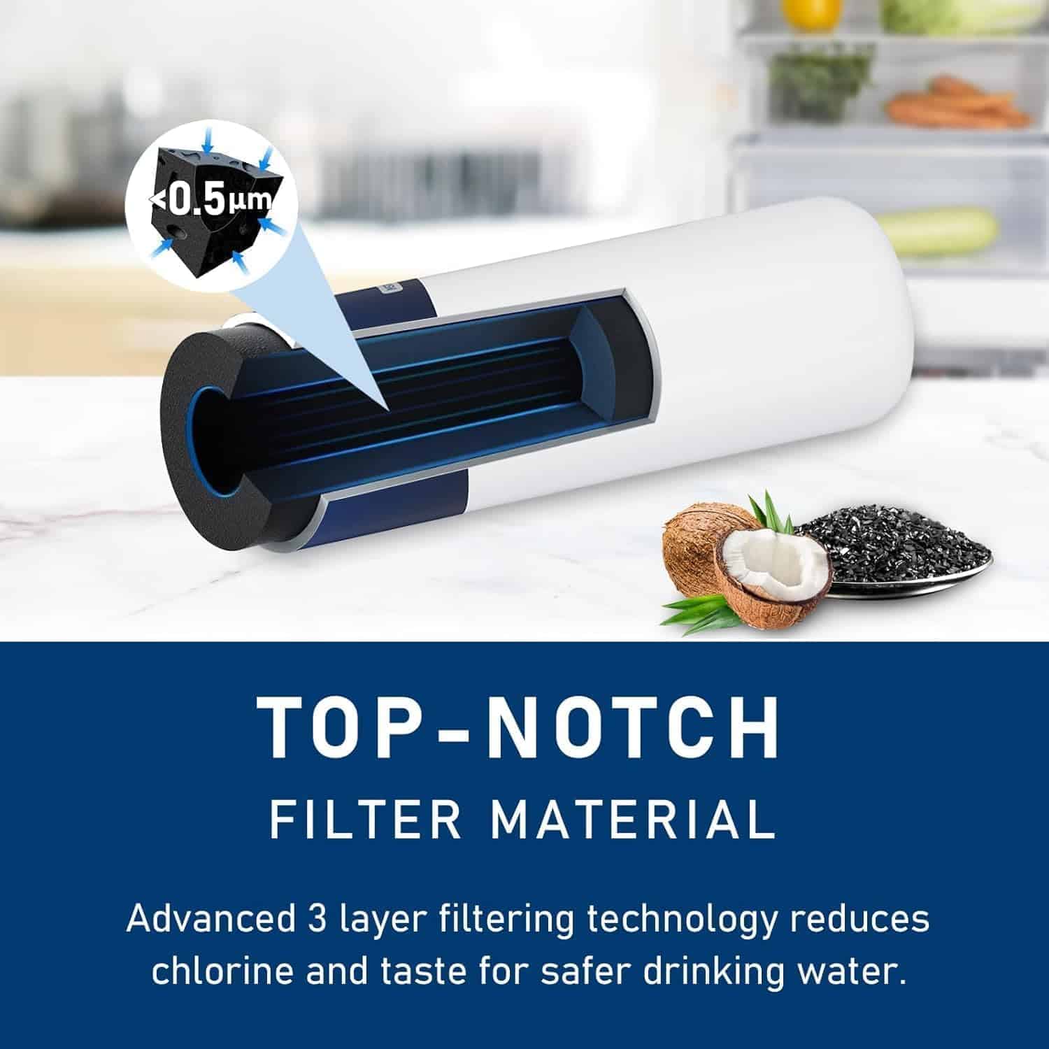 TEEHAY Filtro de Agua de Repuesto ULTRAWF, -Blanco - Imagen 7