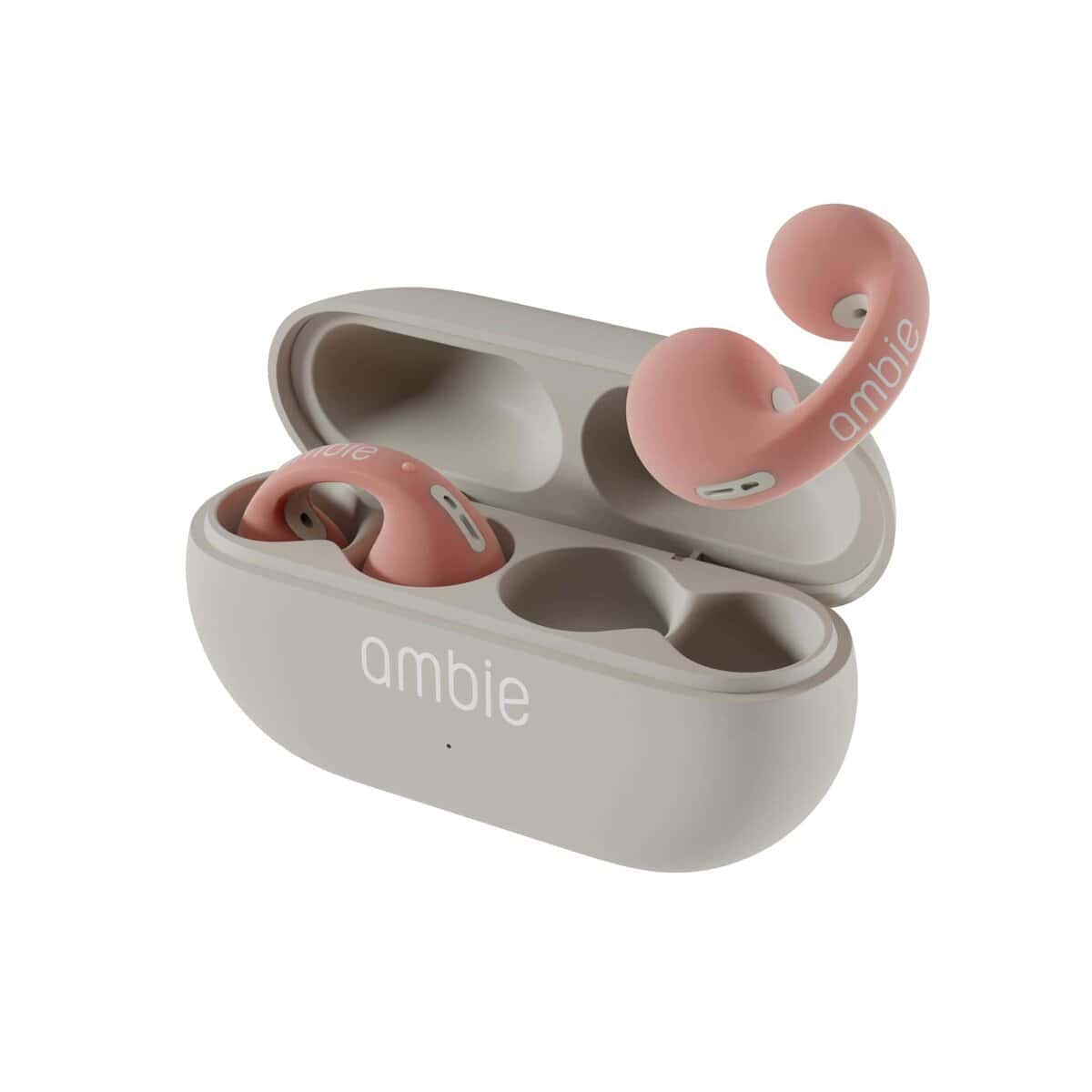 Auriculares ambie Sound AM-TW02 (Flamingo - Beige)