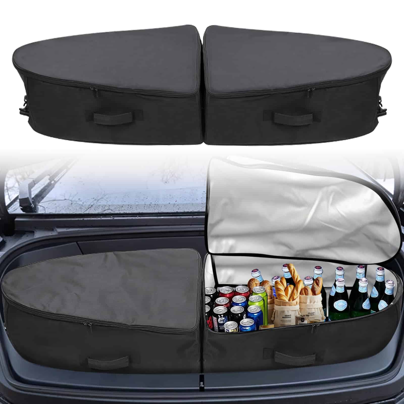 JOYOTO 2PCS Organizador de Maletero Delantero Compatible