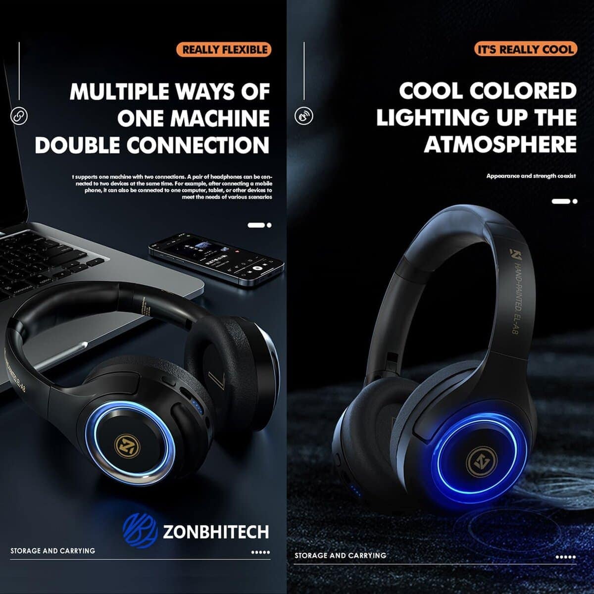 Audífonos con cancelación de ruido para adultos, audífonos - Imagen 6