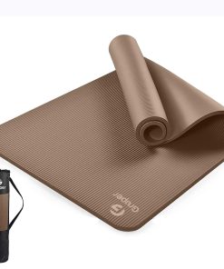 Tapete de Yoga Grueso Antideslizante, Tamaño Grande 72" L x