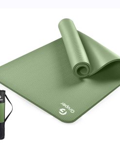 Tapete Grueso de Yoga Antideslizante, Tamaño Grande 72" L x