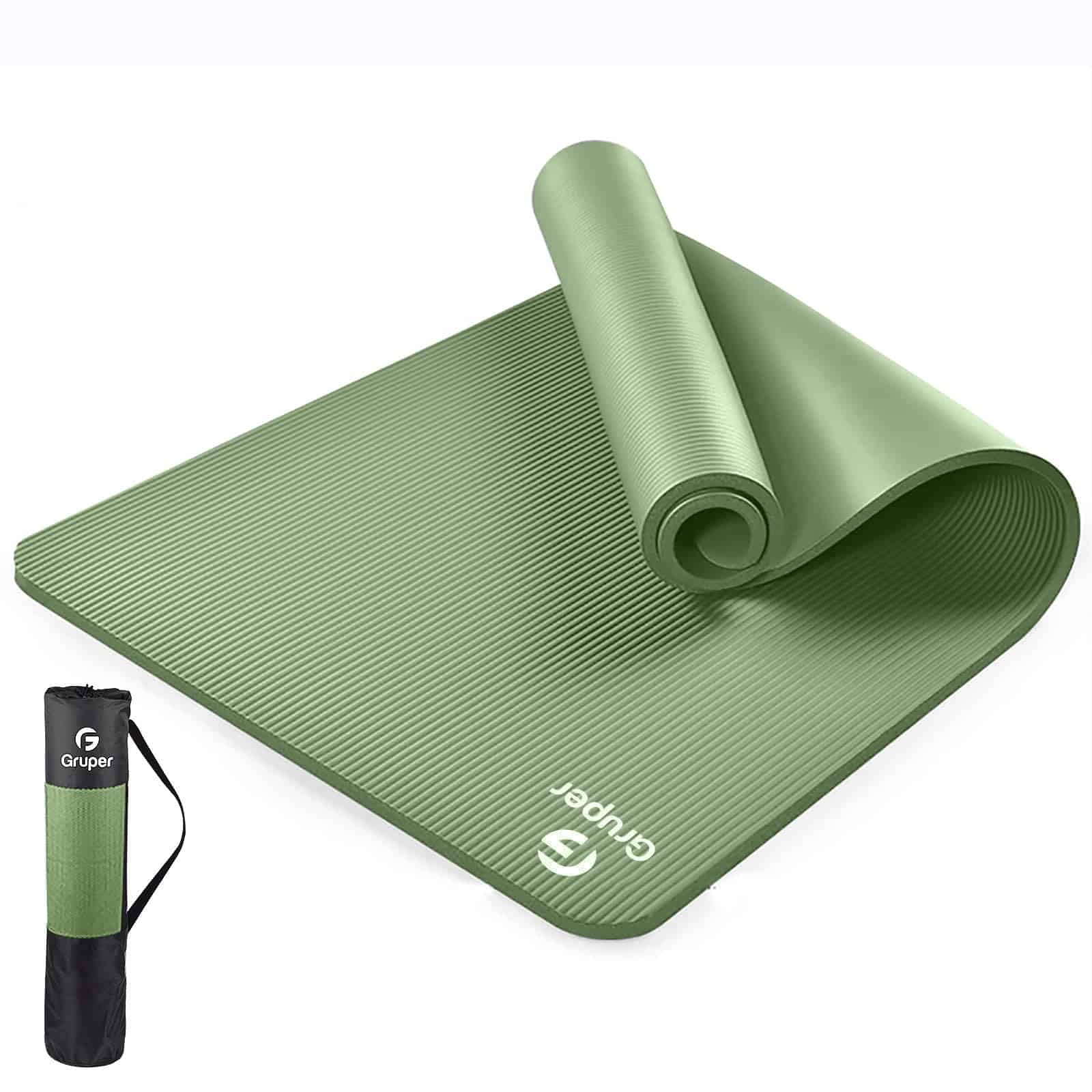 Tapete Grueso de Yoga Antideslizante, Tamaño Grande 72" L x