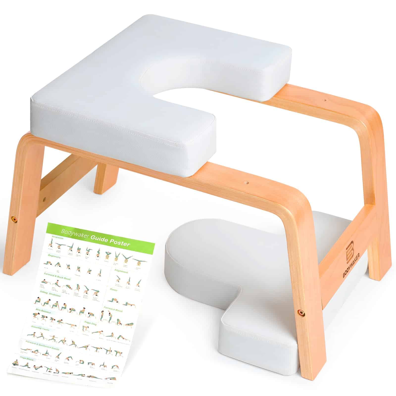 BODYWAKER Banco de Yoga para Soporte de Cabeza, Silla de