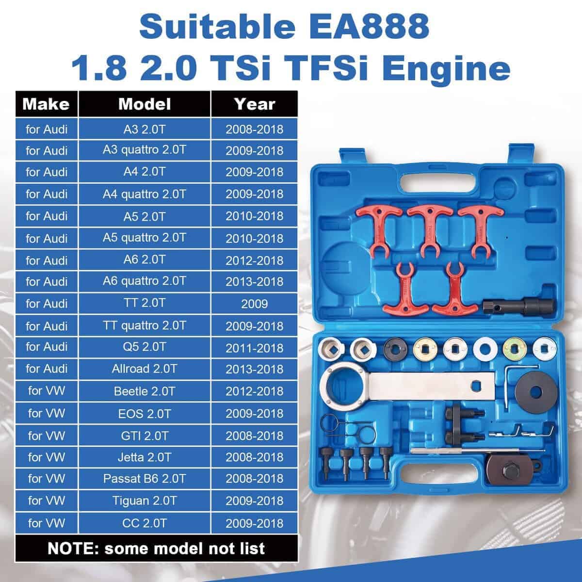 Kit de herramientas de sincronización del motor EA888 1.8L - Imagen 5
