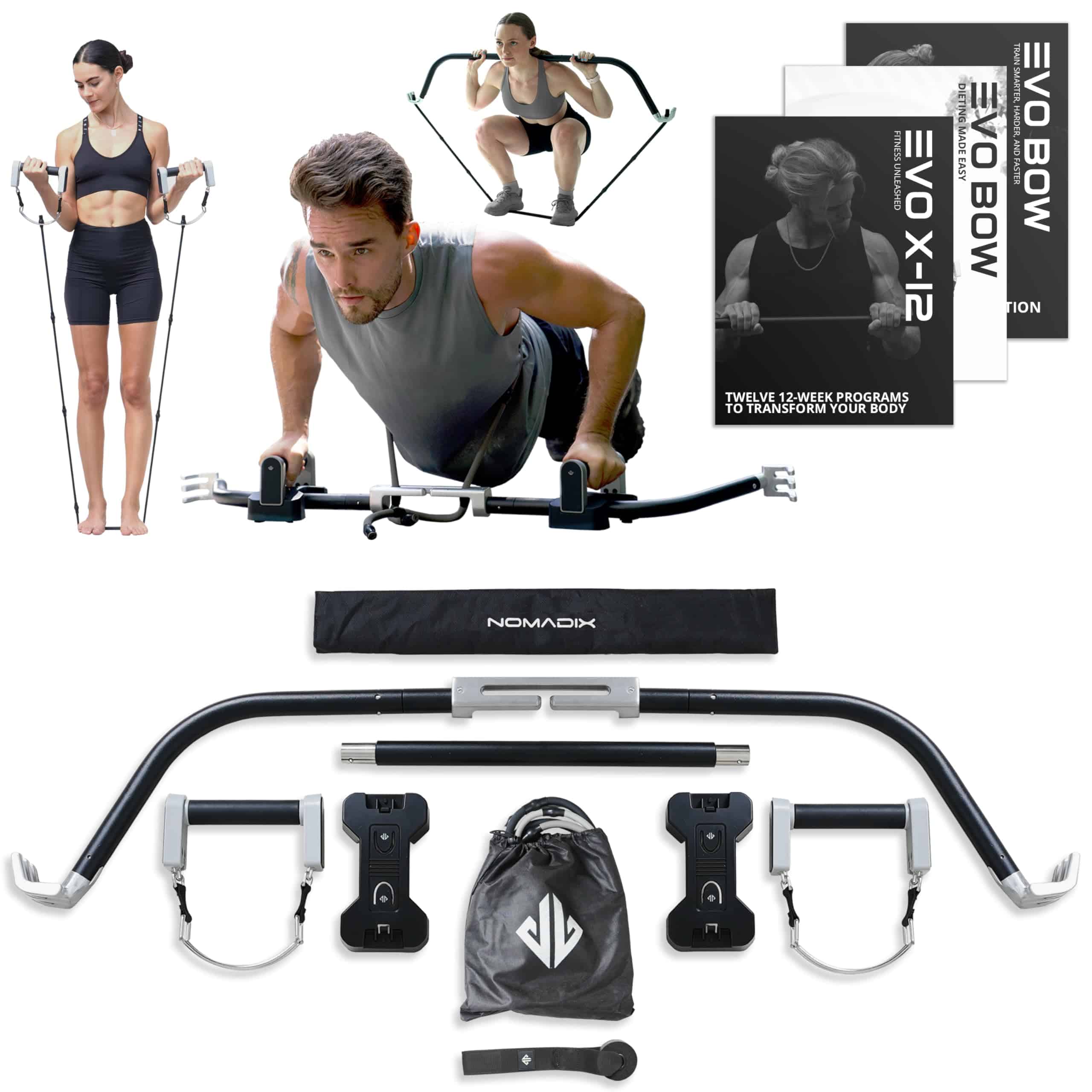 EVO Bow - Sistema de Gimnasio en Casa Portátil Todo en Uno