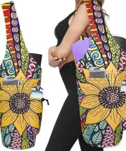 Bolso para tapete de yoga - Bolso grande con -Girasol