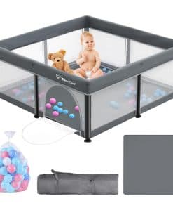 Corralito Plegable Taleco Gear con Colchoneta, 50''x49''
