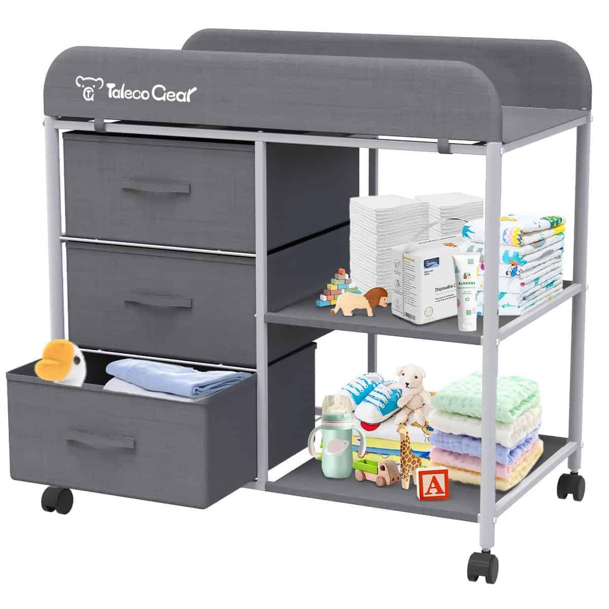 TALECO Gear Mesa Cambiadora Portátil con Almacenamiento,