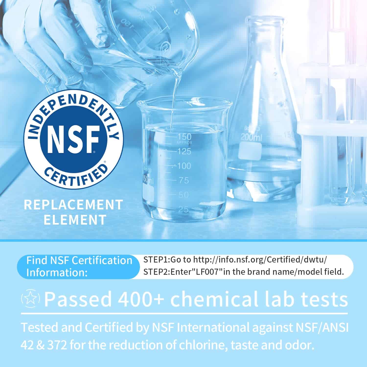 Filtro de agua de reemplazo Lifefilter para refrigerador - Imagen 3