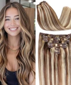 Extensiones de Cabello Clip In ORIGEN para Mujeres, Cabello