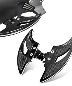 Reposapiés del conductor en forma de murciélago grande para