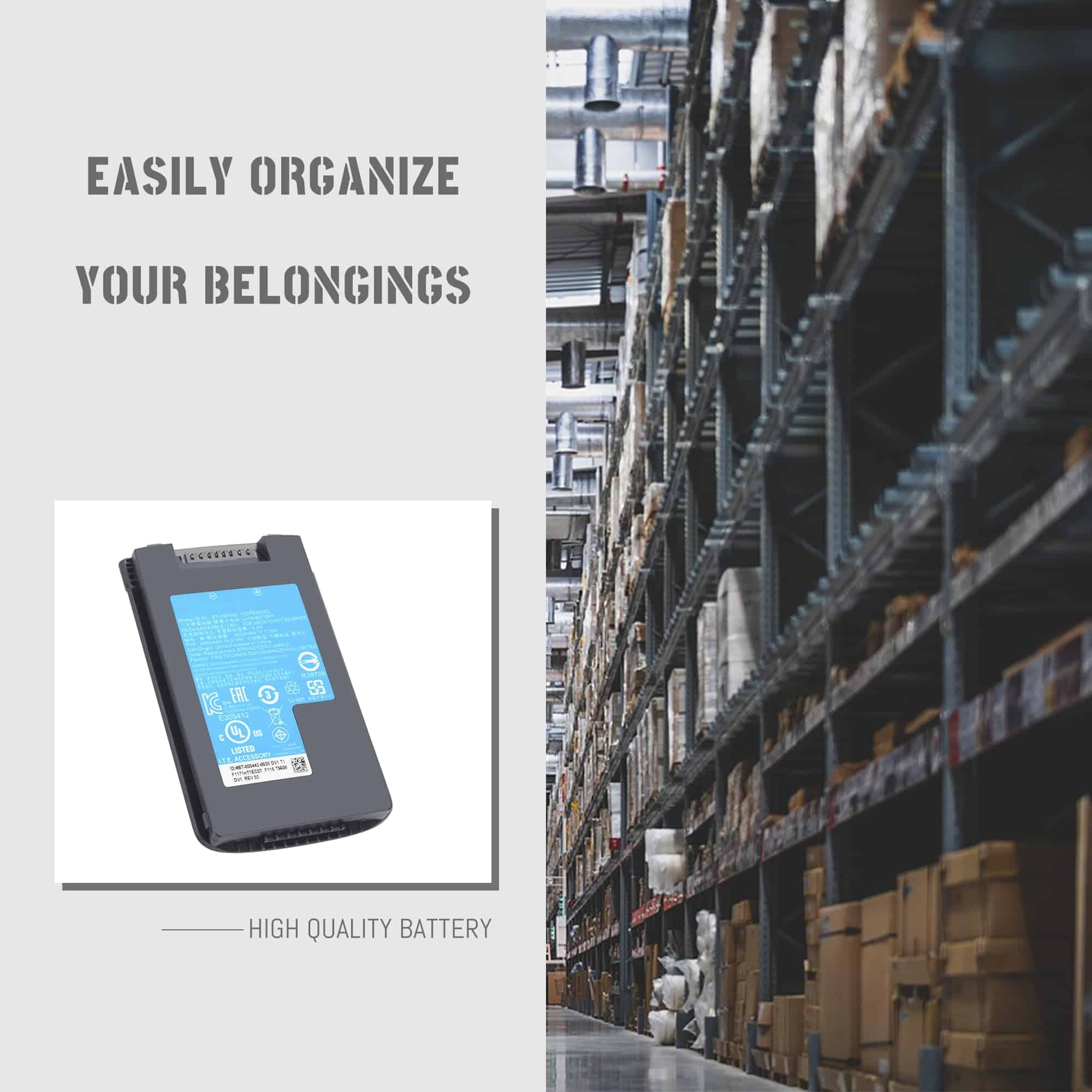 Batería DFTIM BT-000442 para Zebra Symbol TC5301 TC78 TC53 - Imagen 8