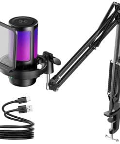 Micrófono USB InnoGear Gaming, Cancelación de Ruido,