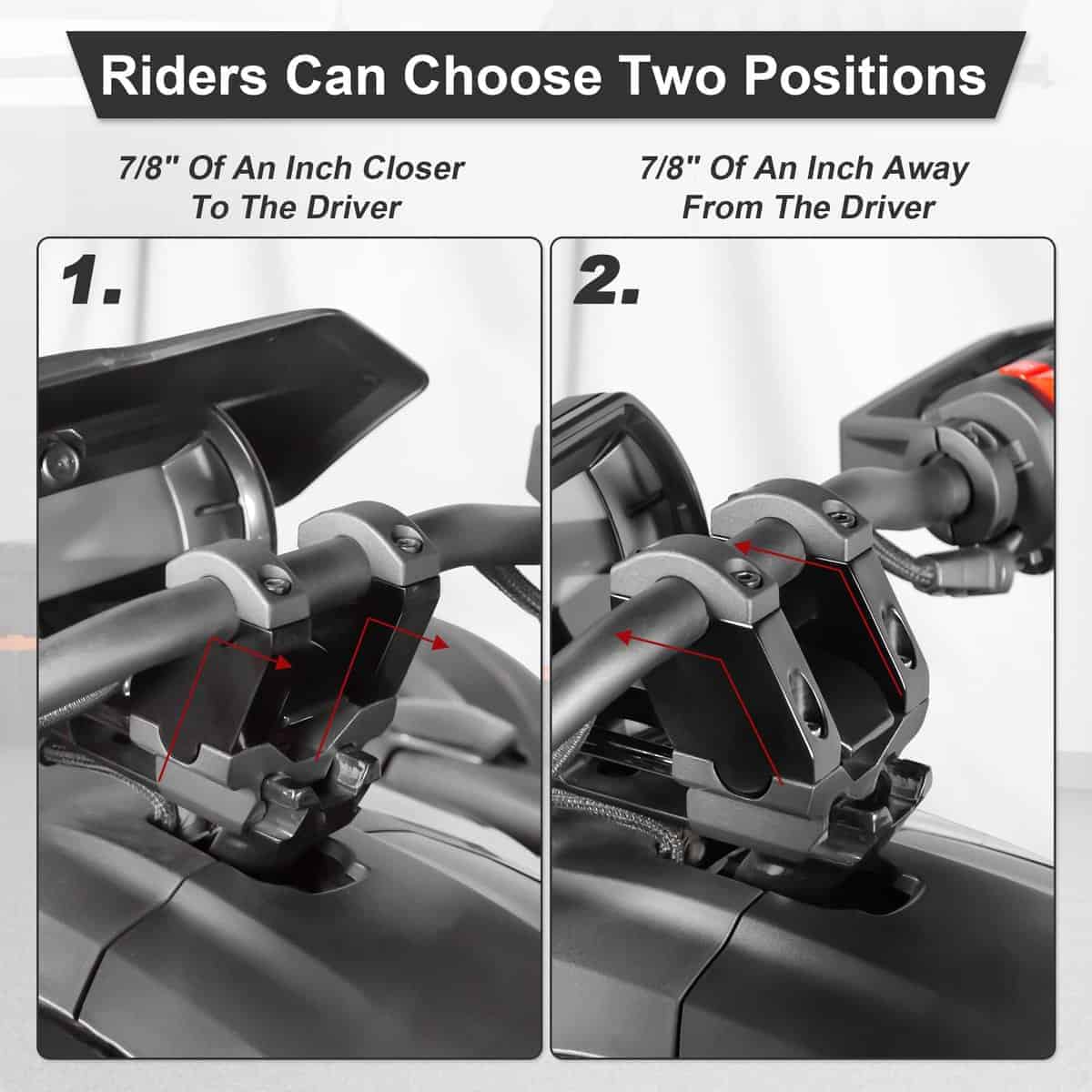 Elevador de Manillar de Aluminio para Can-AM Ryker 600/900 - Imagen 5