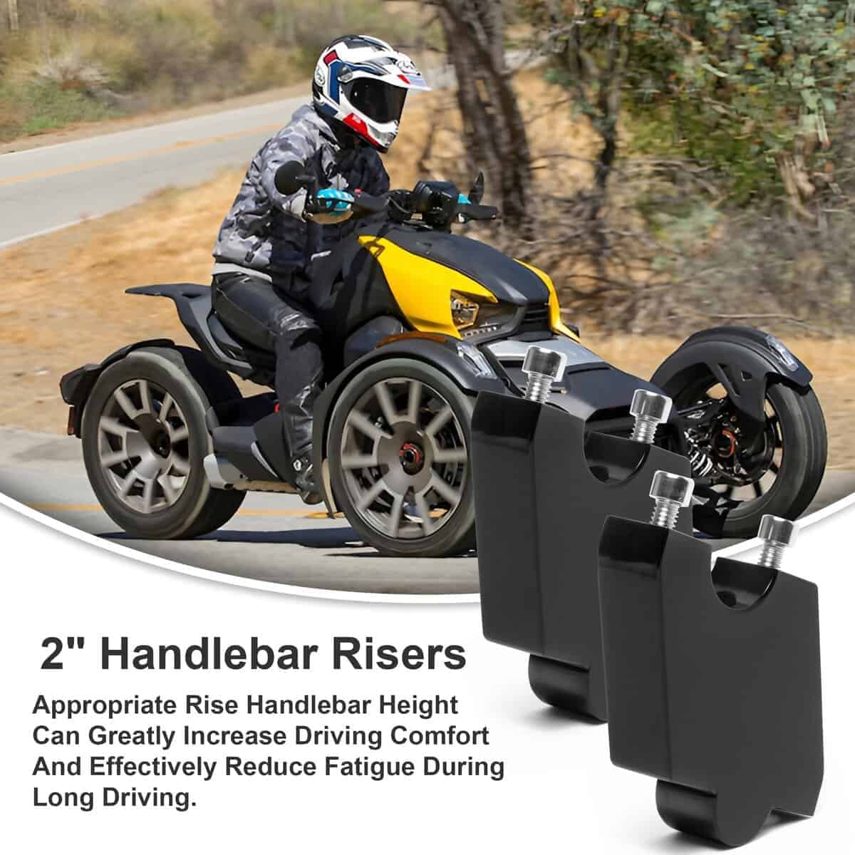 Elevador de Manillar de Aluminio para Can-AM Ryker 600/900 - Imagen 7