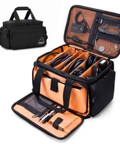 Bolsa para DJ HMLIN, Bolsa para Cable de DJ con Fondo