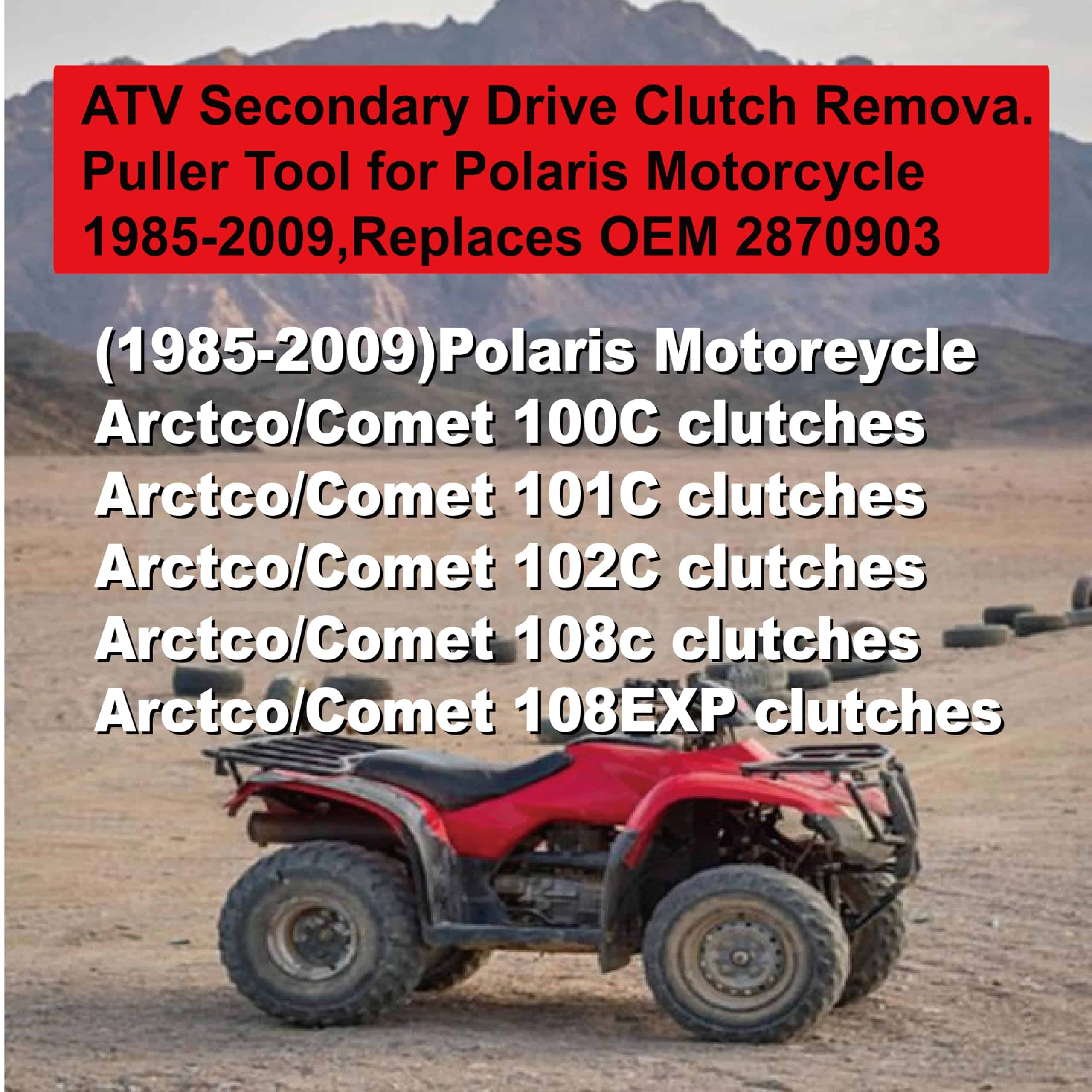 Extractor de Embrague Primario y Secundario para Polaris - Imagen 10