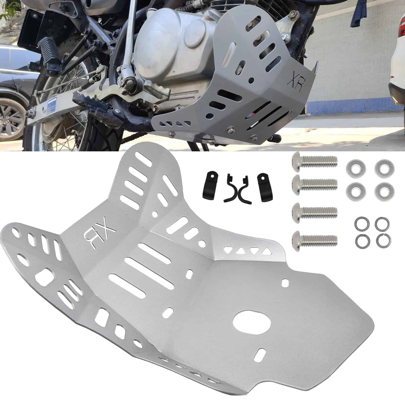 Protector de Motor de Acero para Motocicleta Compatible con