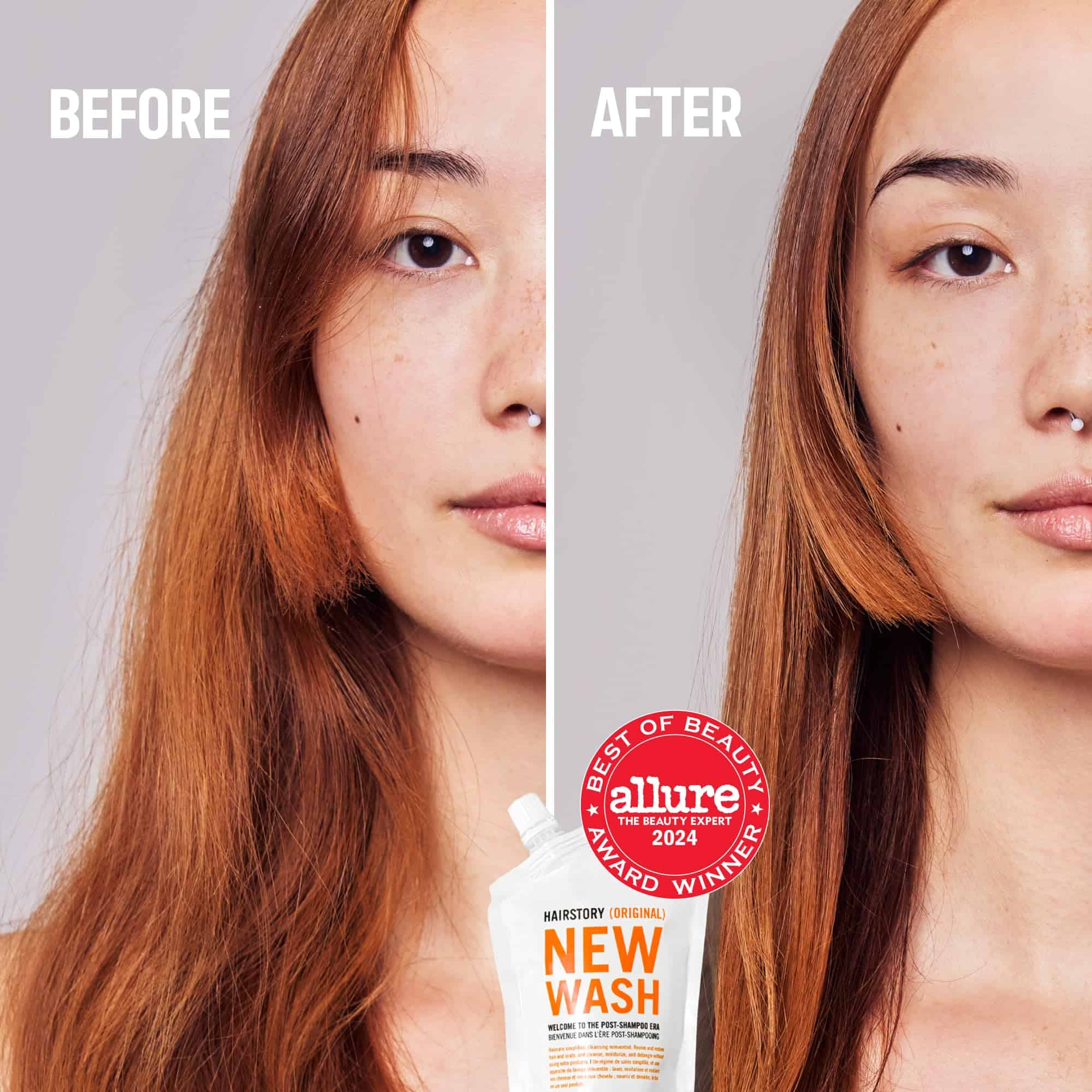 Hairstory New Wash Original, Crema Limpiadora para Todo - Imagen 5