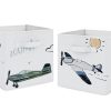 Sweet Jojo Designs Vintage Airplane Boy Collapsible Fabric