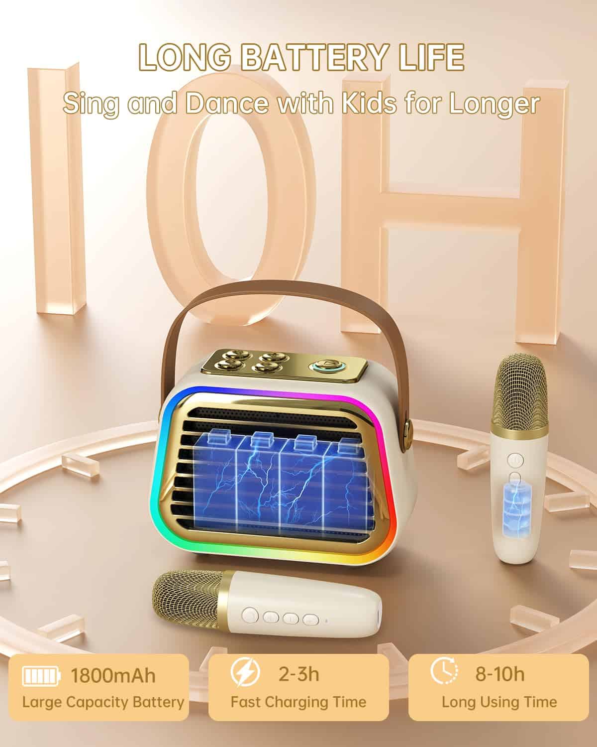 Máquina de Karaoke para Niños y Adultos EAIHW, Altavoz - Imagen 7